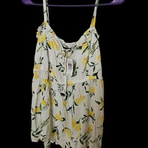 Torrid Lemon Print Camisole Top